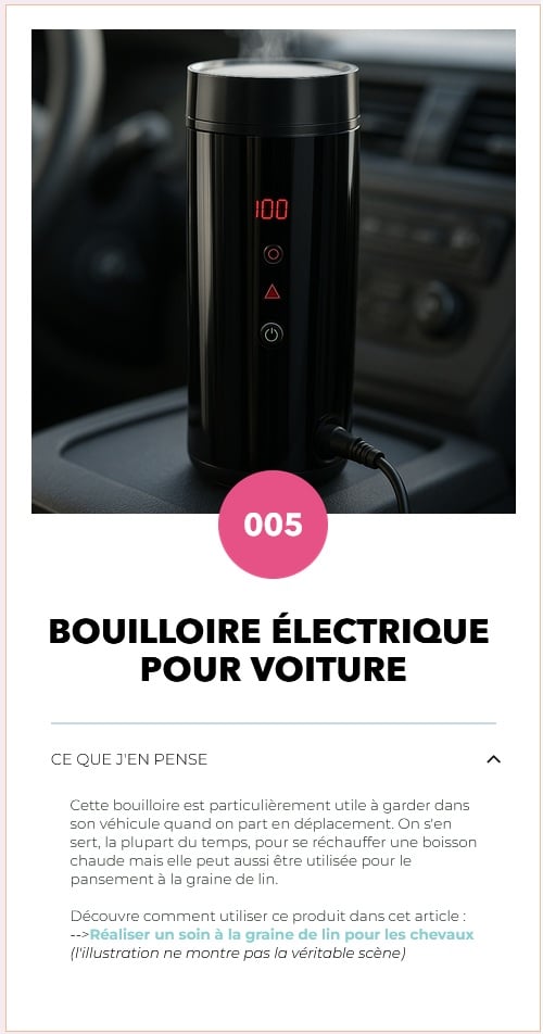 bouilloire de voiture marchant sur l'allume cigare