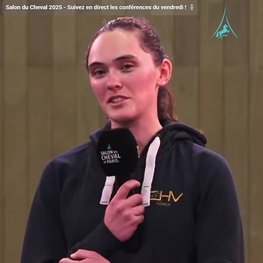 Louise Maillard, instructrice d'équitation pour la Conférence sur les métiers du cheval