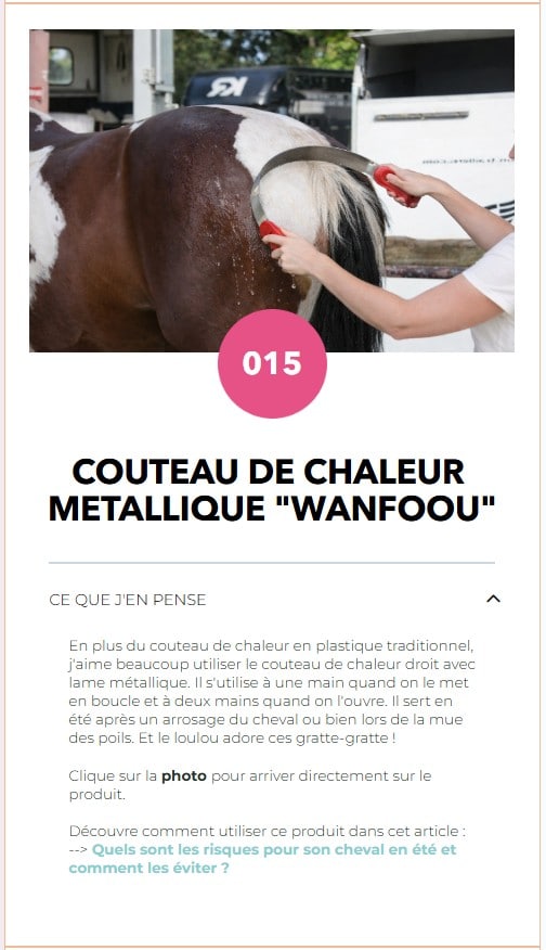 couteau de chaleur métallique Wanfoou