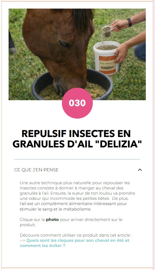 Répulsif insectes en granulés d'ail Delizia
