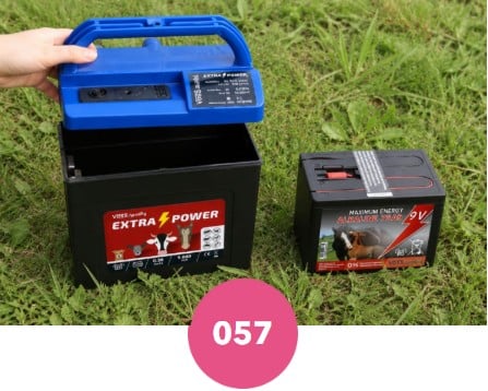 Batterie 9V Voss pour électrification de clôture