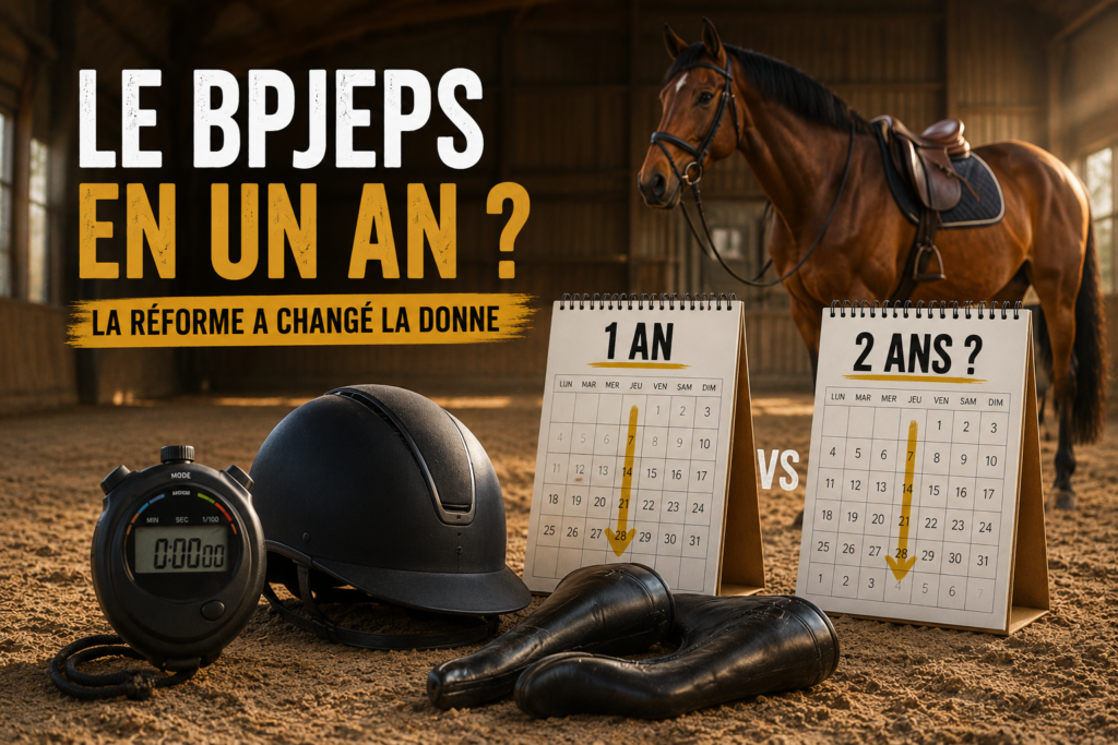 Le BPJEPS équitation est il possible encore en 1 an ?