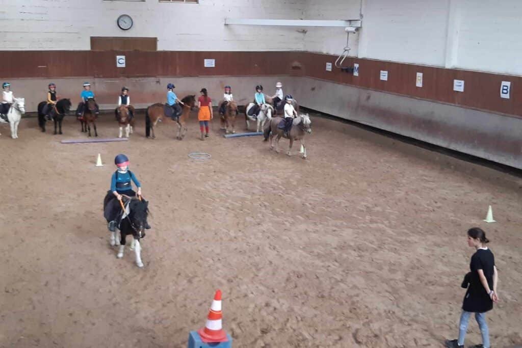 Cours poney avec stagiaire BPJEPS.