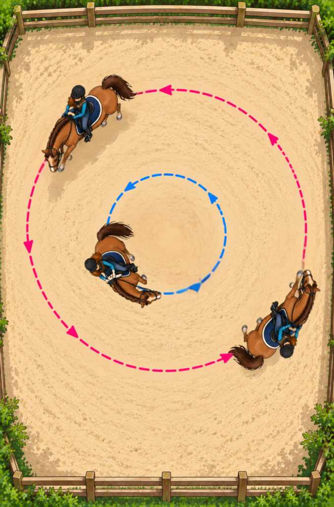 Travail de l'incurvation sur le cercle